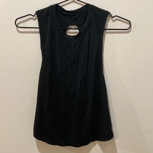 Women’s Medium Balance black Crossed back workout Tank